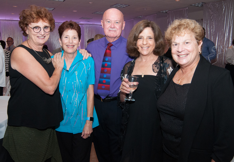Celebrating 25 years of CAMP Rehoboth are (l-r) Idalie Adams, Jocelyn Kaplan, Dana Luigard, Lona Crist and Monica Fleischmann. BY DENY HOWETH